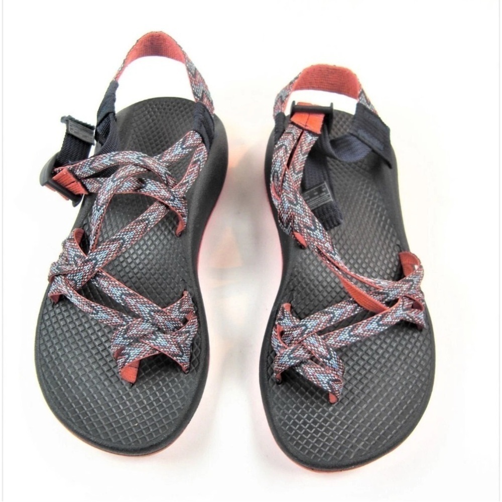 Chaco Sandals ZX2 Womens 9 Strappy Slingback Orange Open Toe Casual Comfort